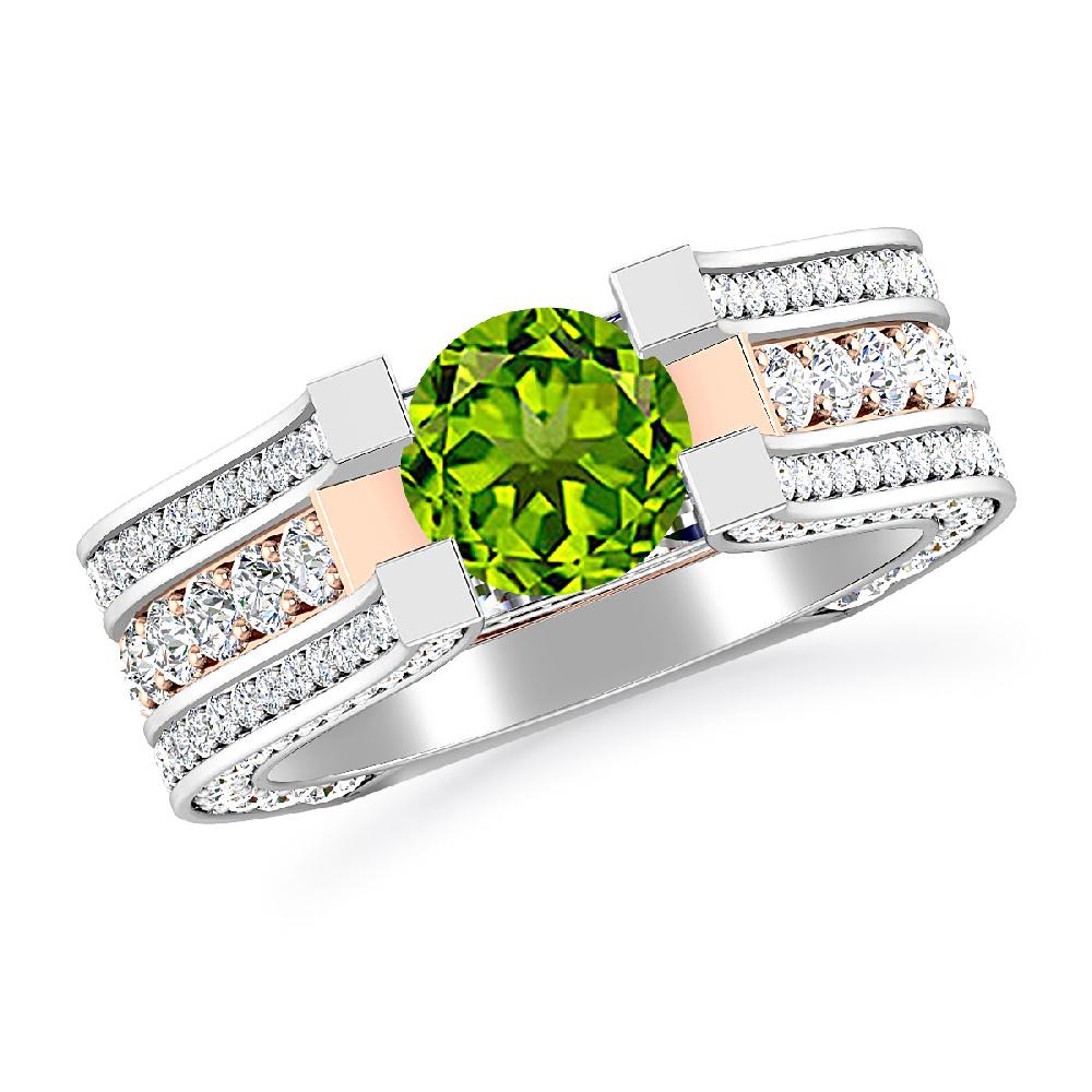 White Gold - Peridot