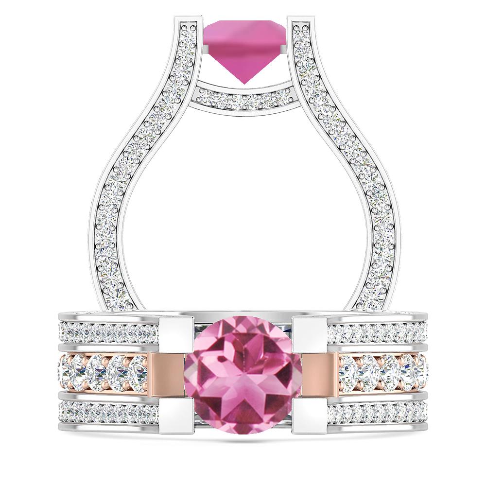 White Gold - Pink Tourmaline