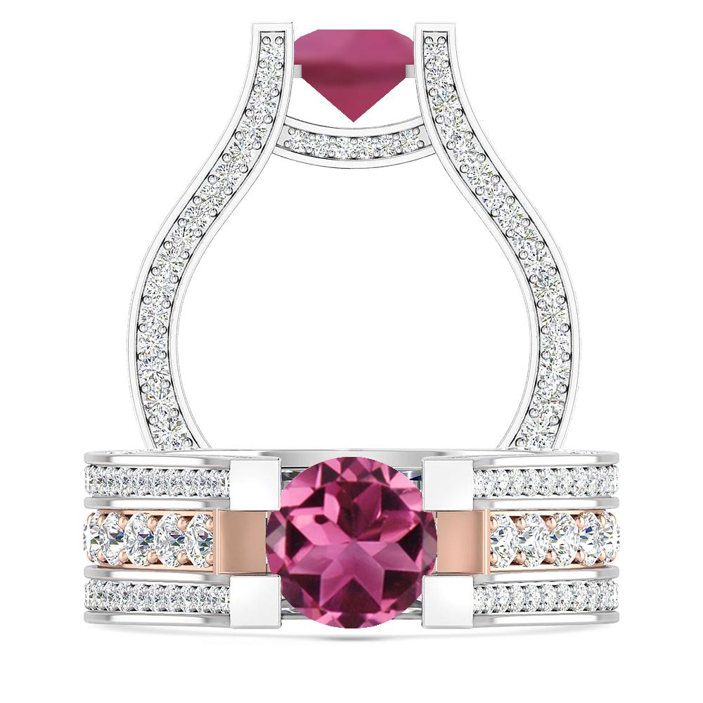 White Gold - Pink Tourmaline