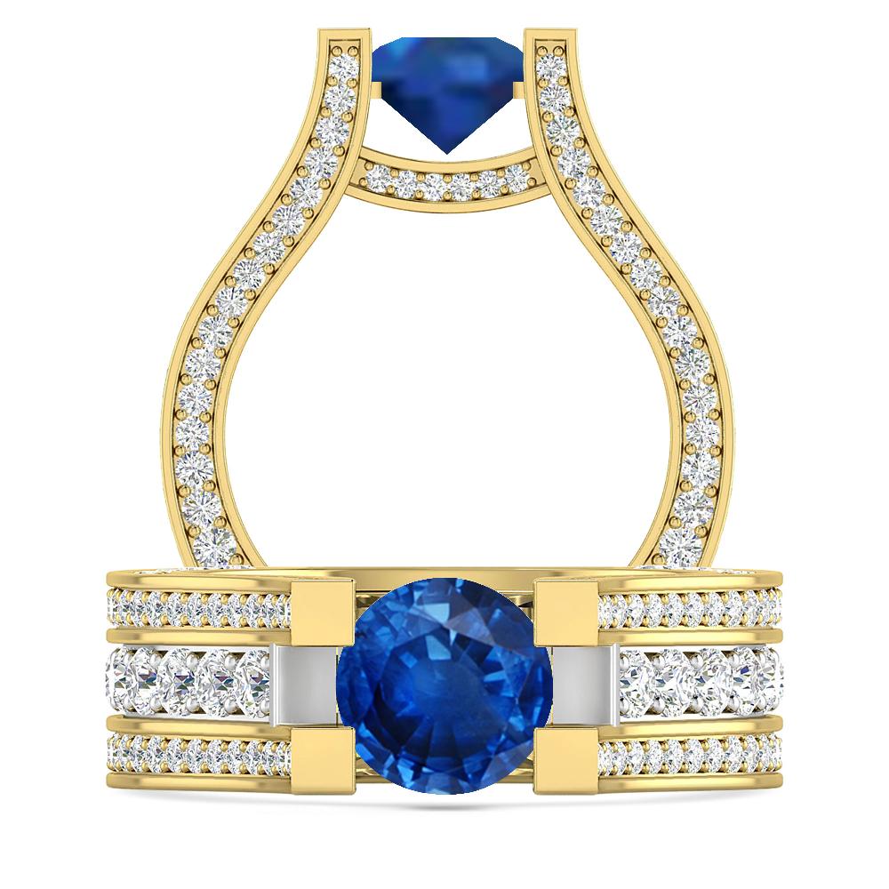 Yellow Gold - Sapphire