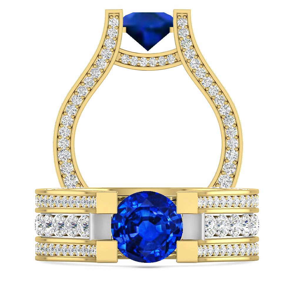 Yellow Gold - Sapphire