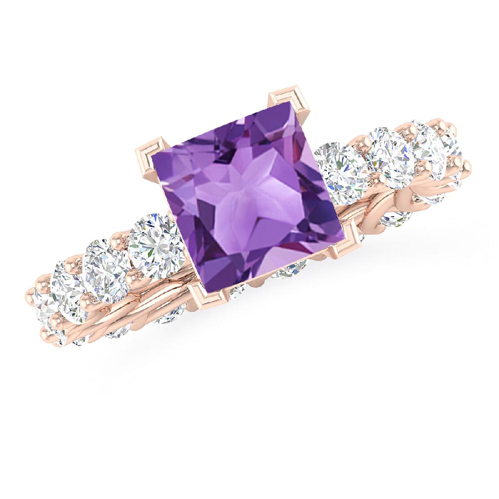 Rose Gold - Amethyst