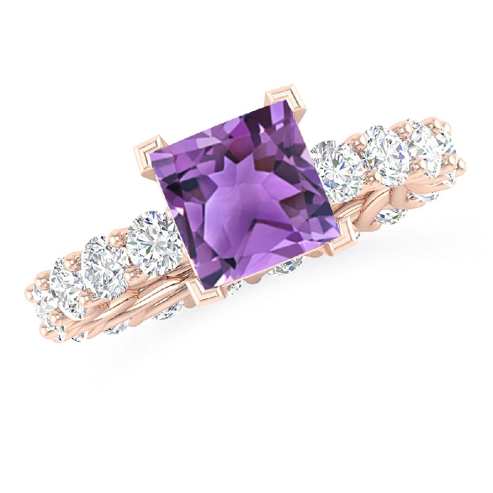 Rose Gold - Amethyst