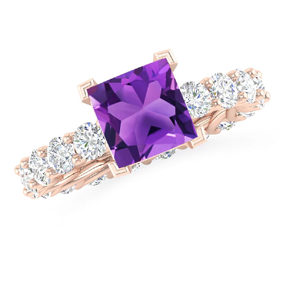 Rose Gold - Amethyst