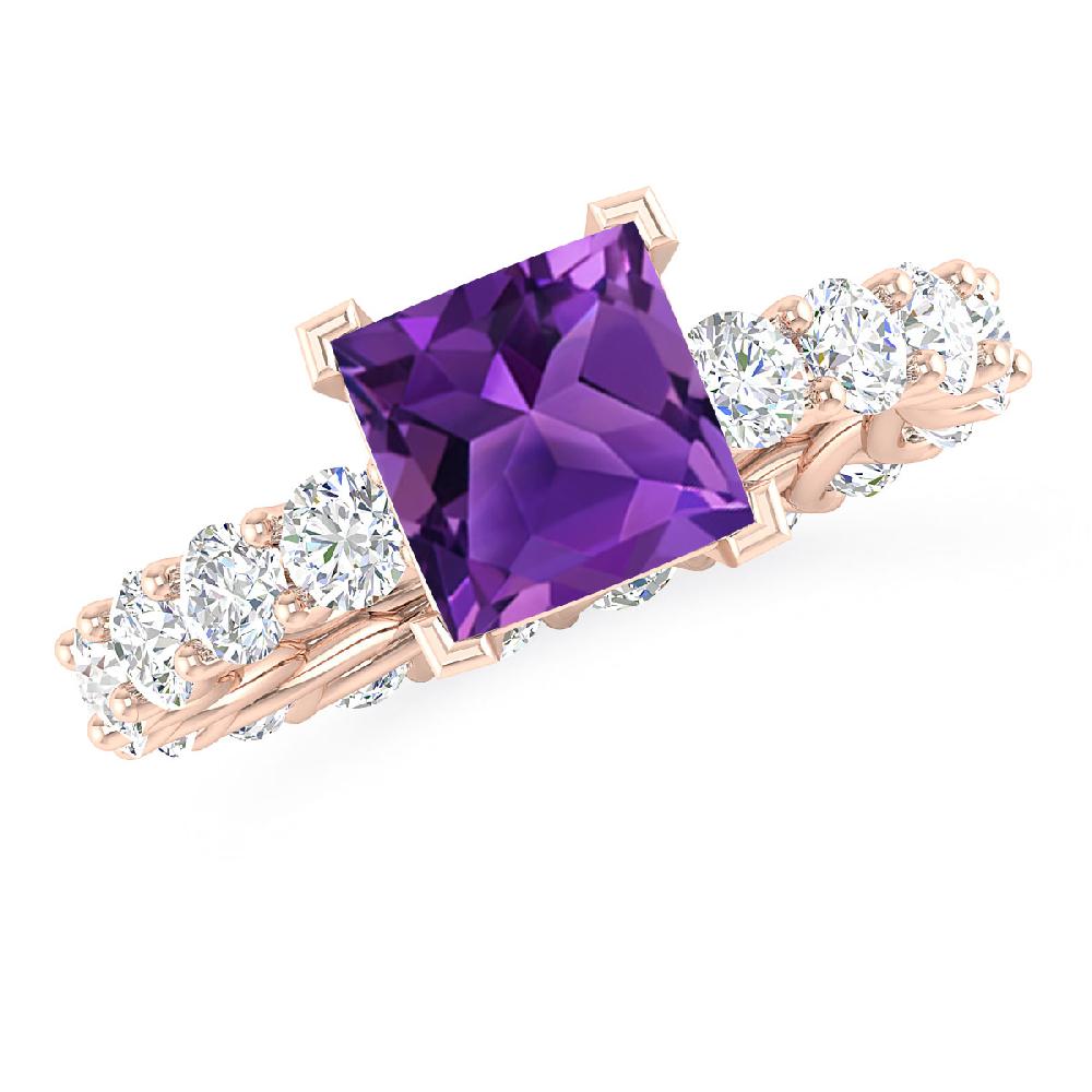 Rose Gold - Amethyst