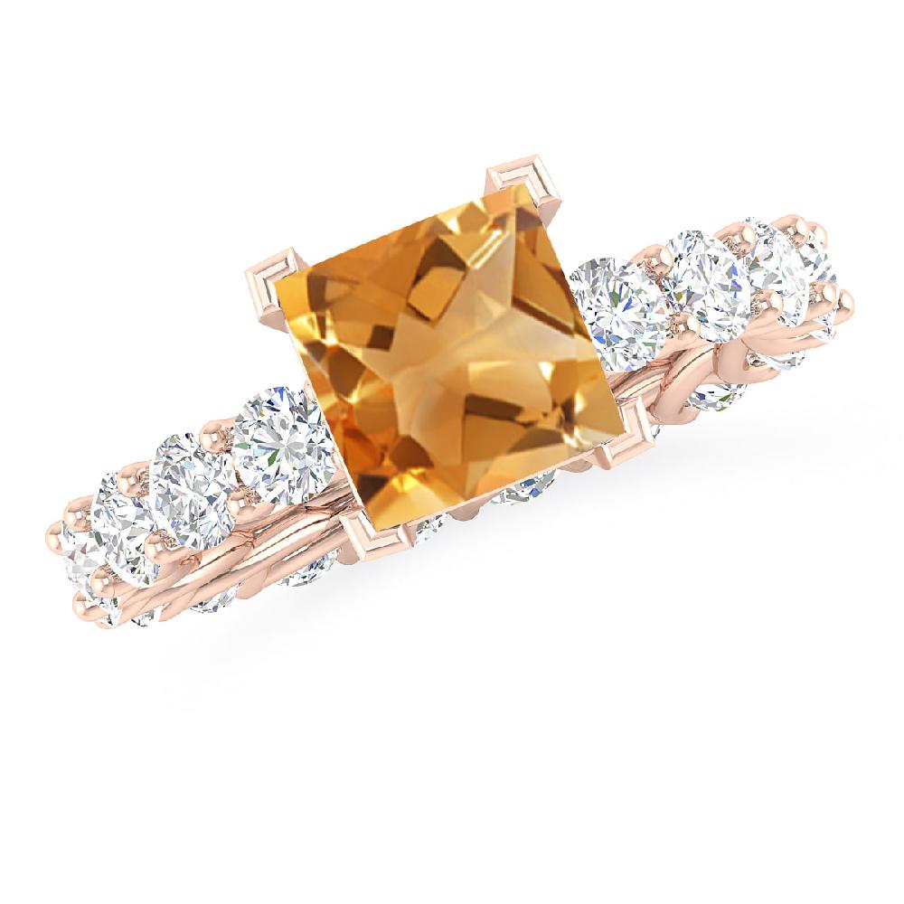 Rose Gold - Citrine