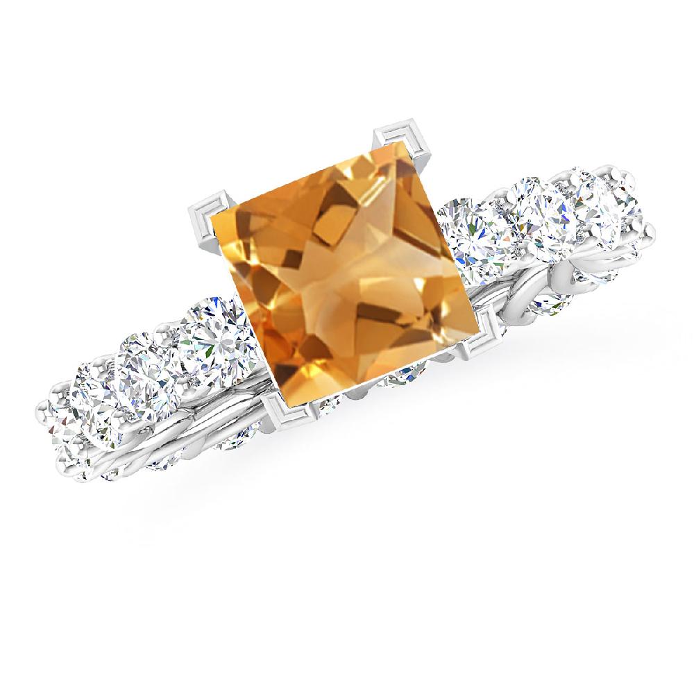 White Gold - Citrine