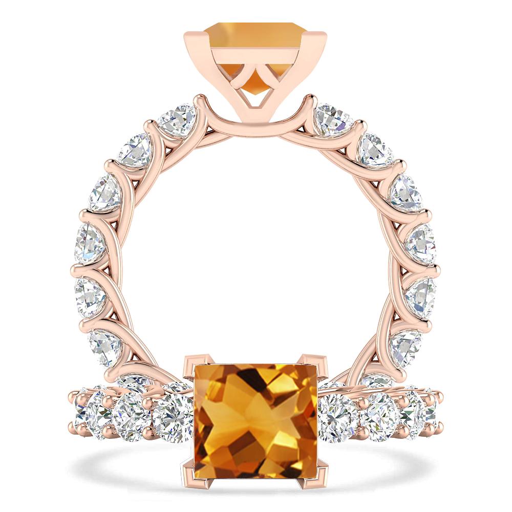 Rose Gold - Citrine