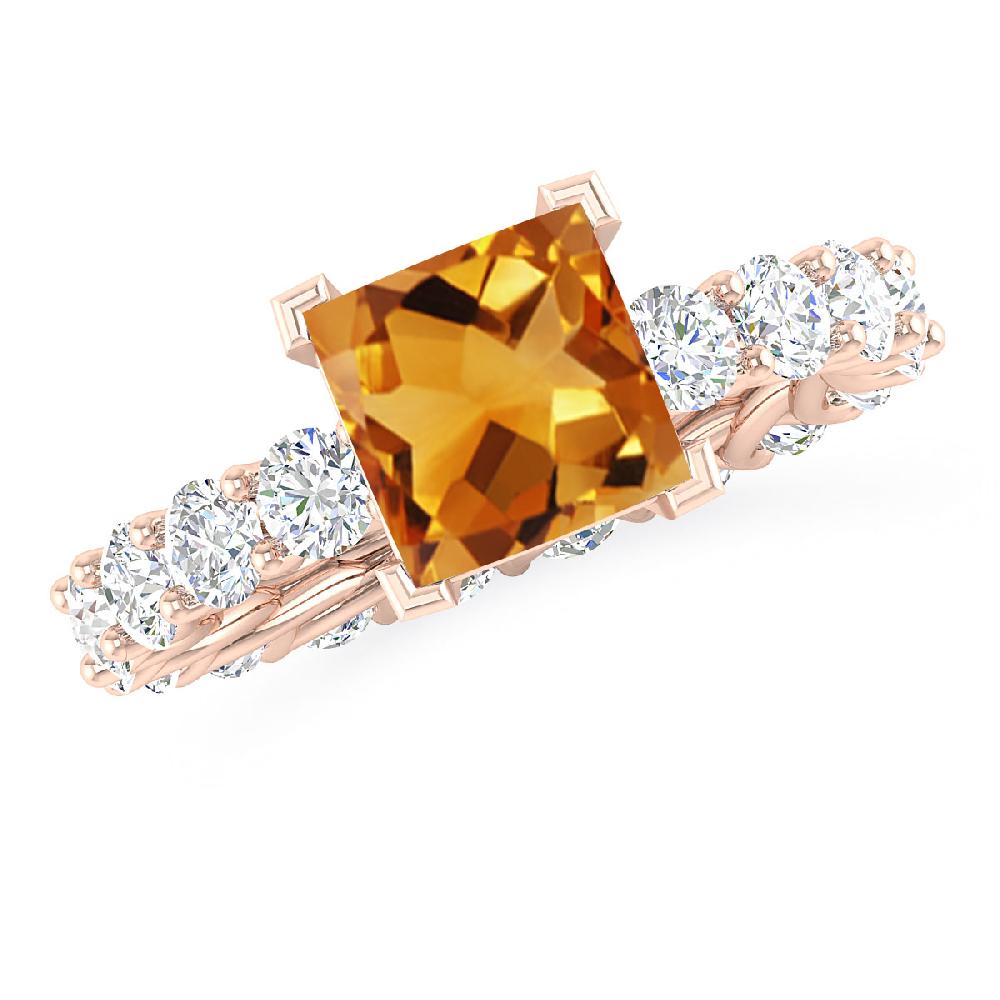 Rose Gold - Citrine