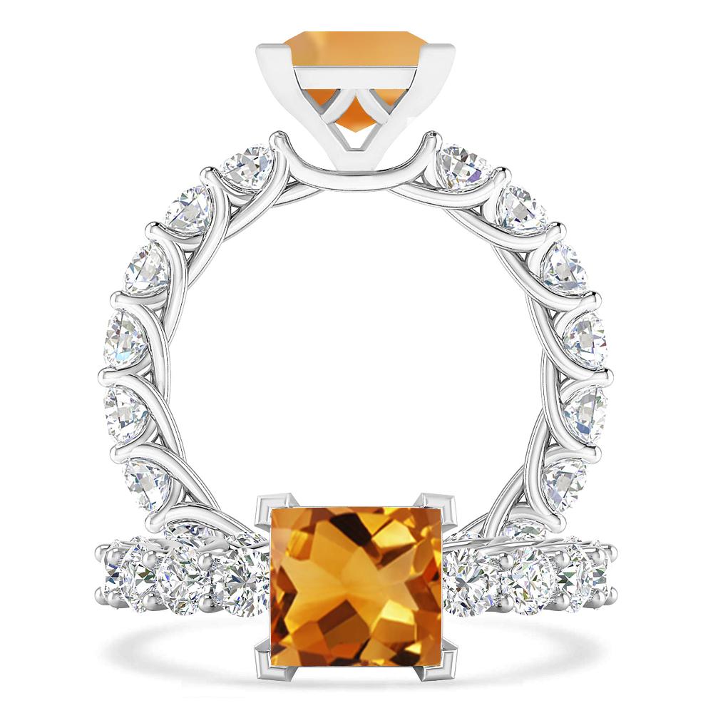 White Gold - Citrine