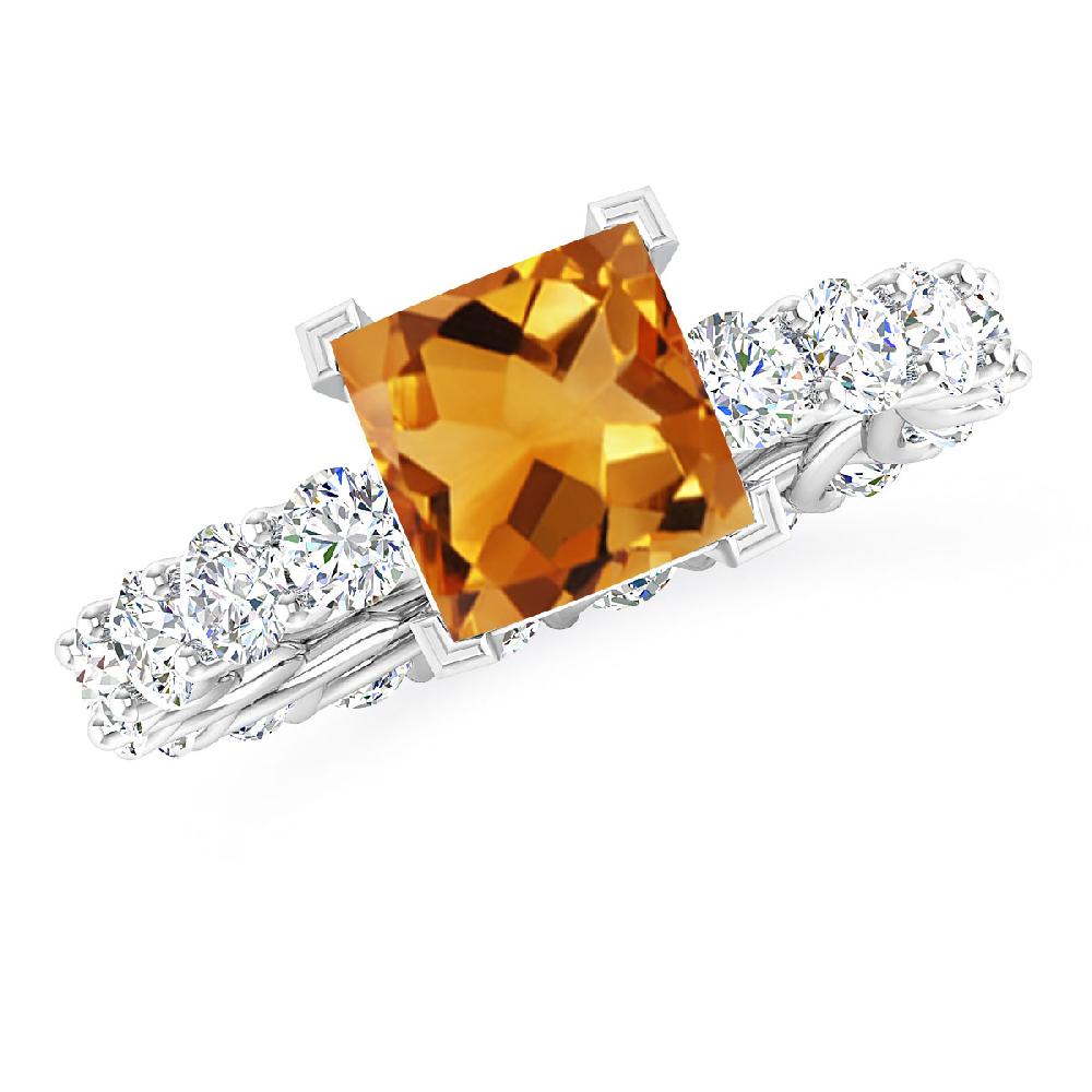 White Gold - Citrine