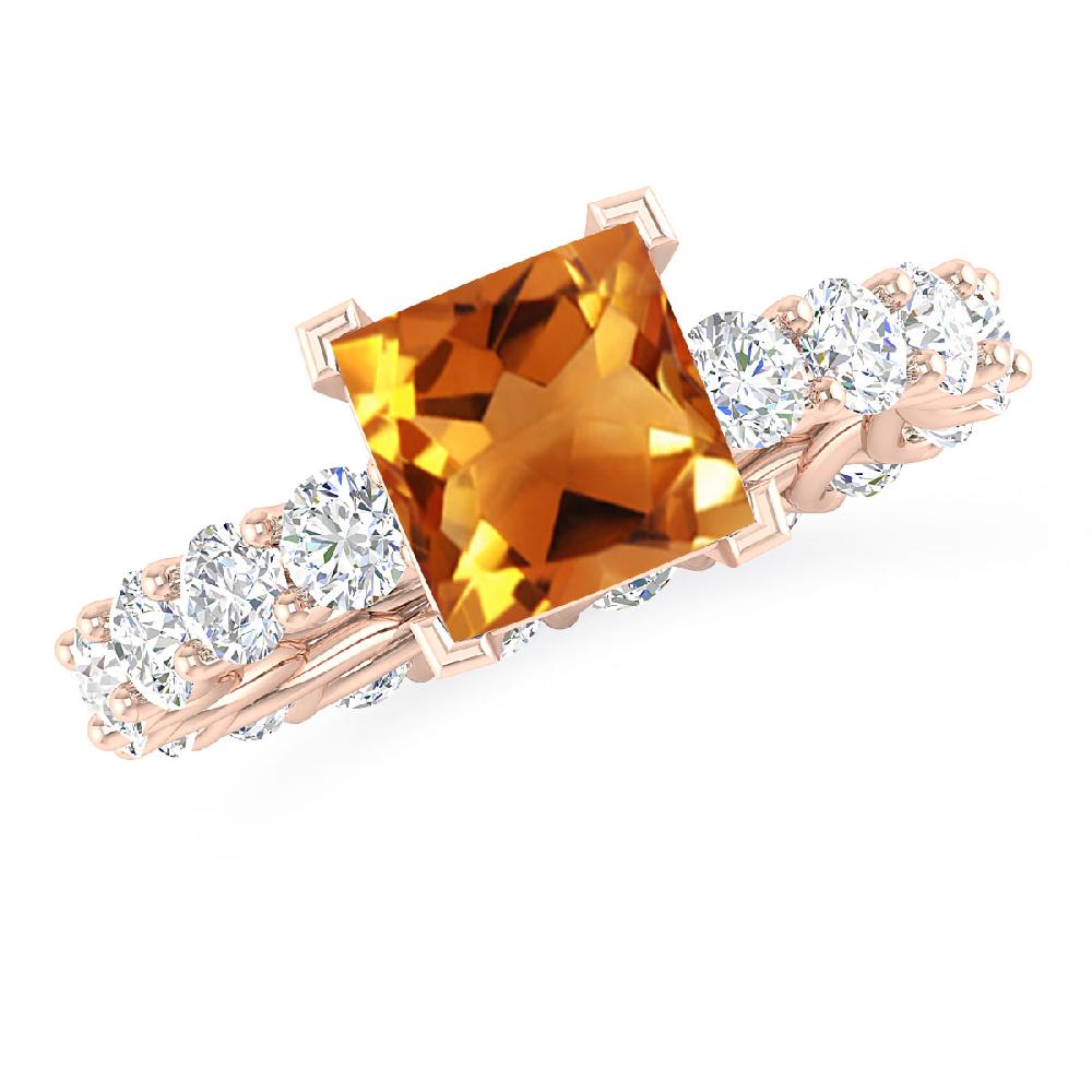 Rose Gold - Citrine