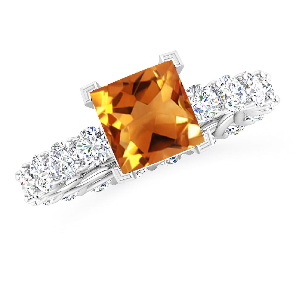 White Gold - Citrine