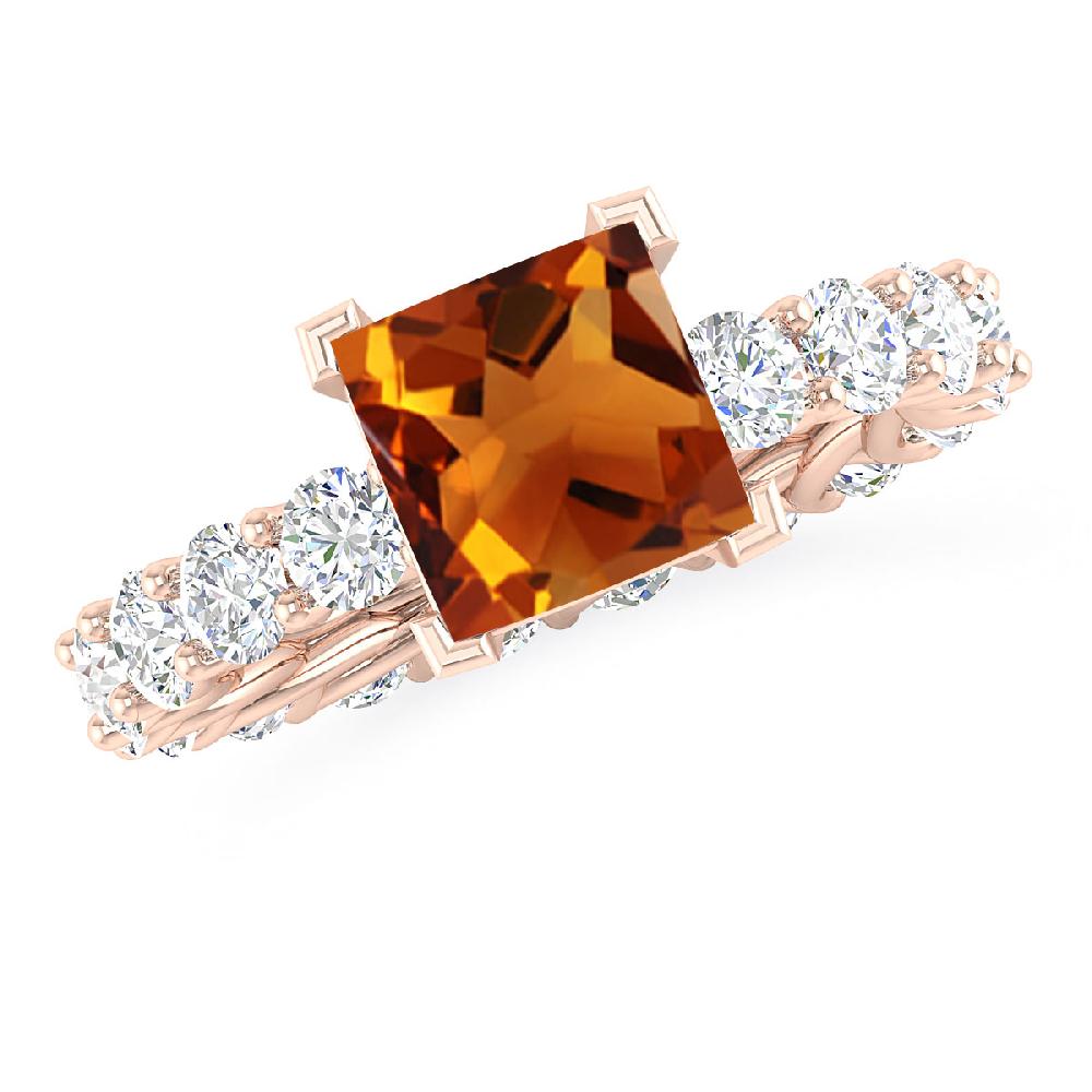 Rose Gold - Citrine