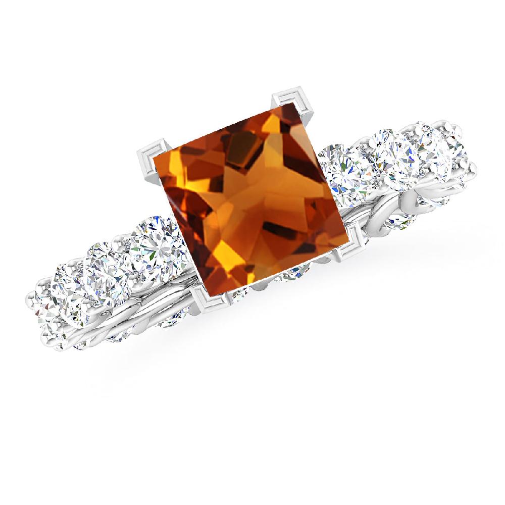 White Gold - Citrine