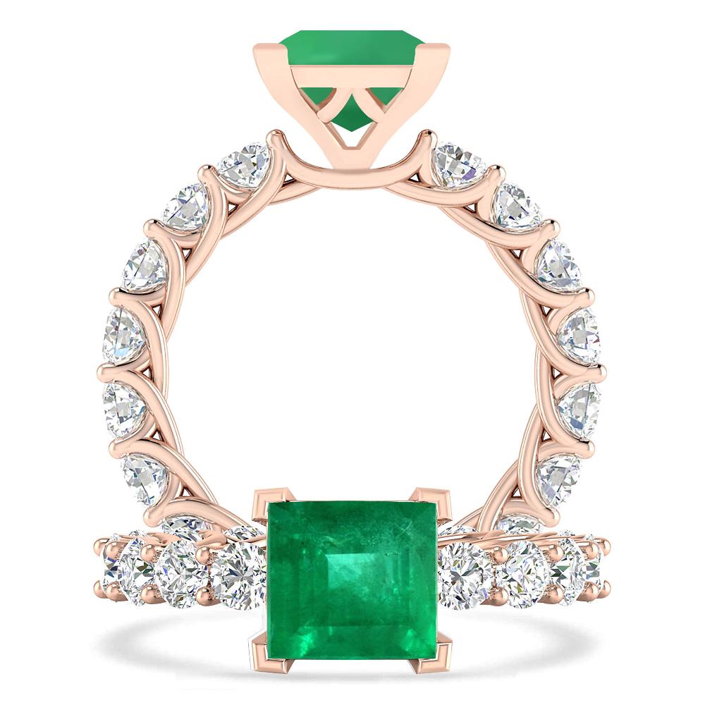 Rose Gold - Emerald