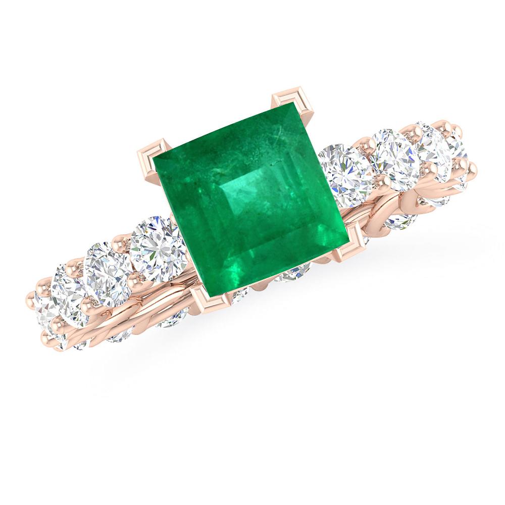 Rose Gold - Emerald