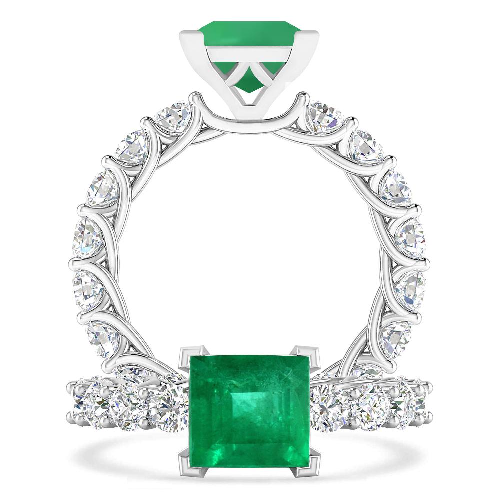 White Gold - Emerald