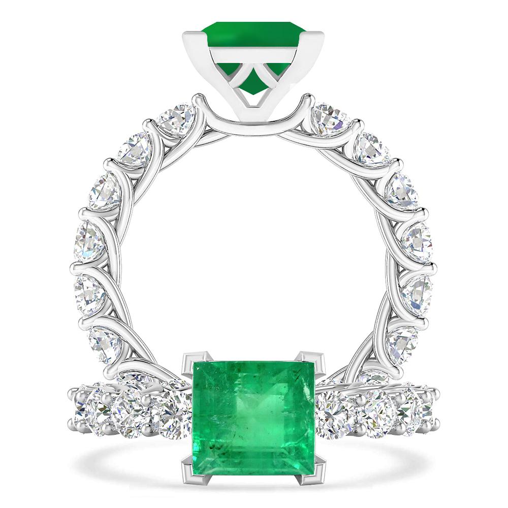 White Gold - Emerald