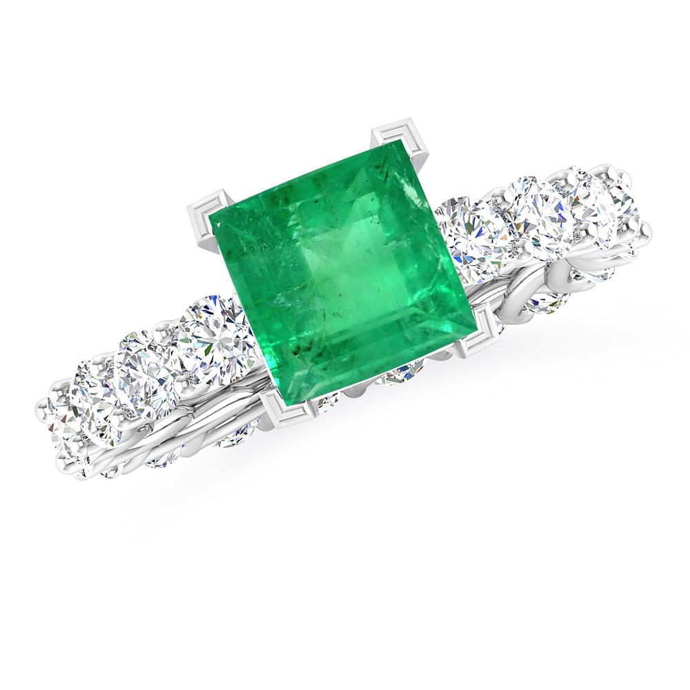 White Gold - Emerald