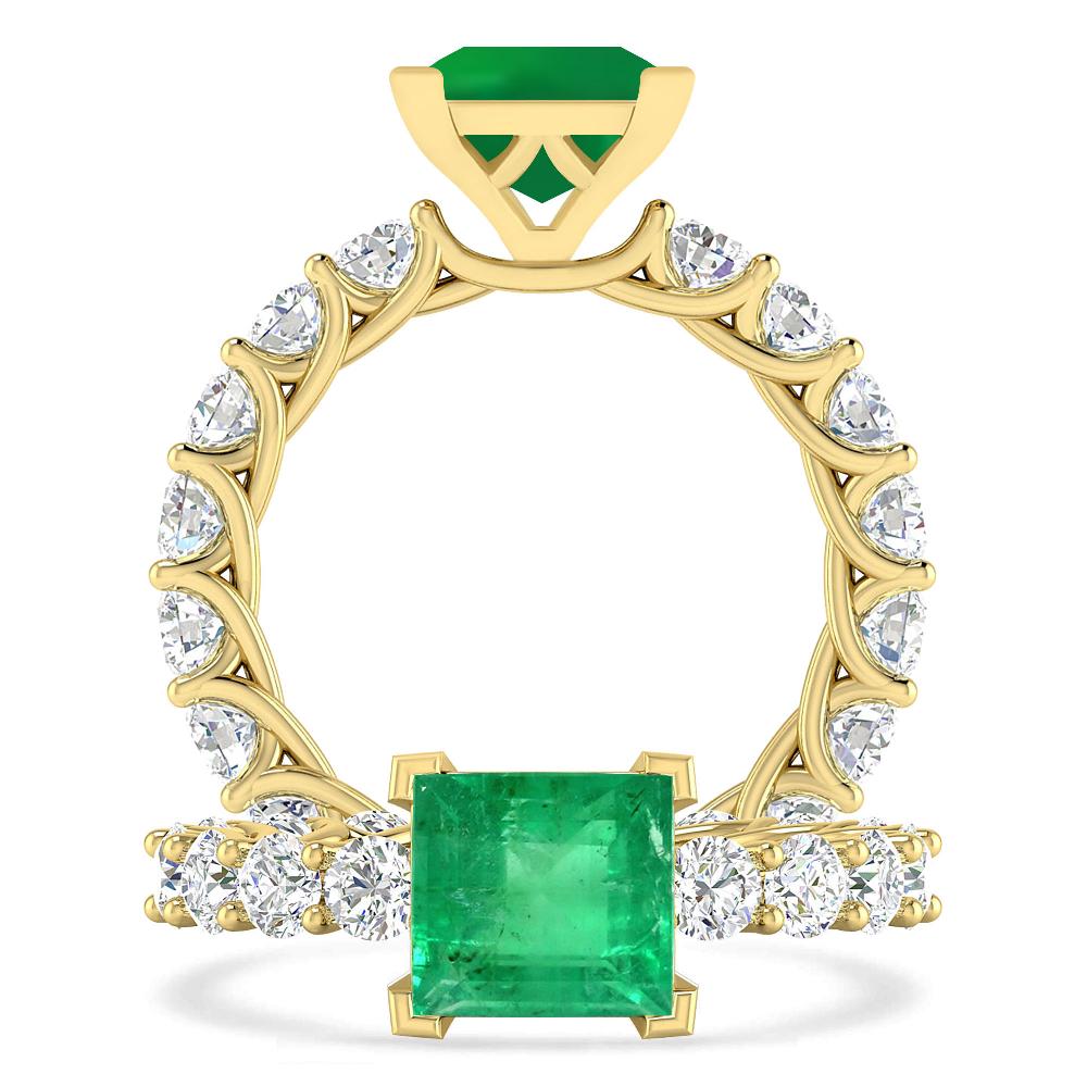 Yellow Gold - Emerald