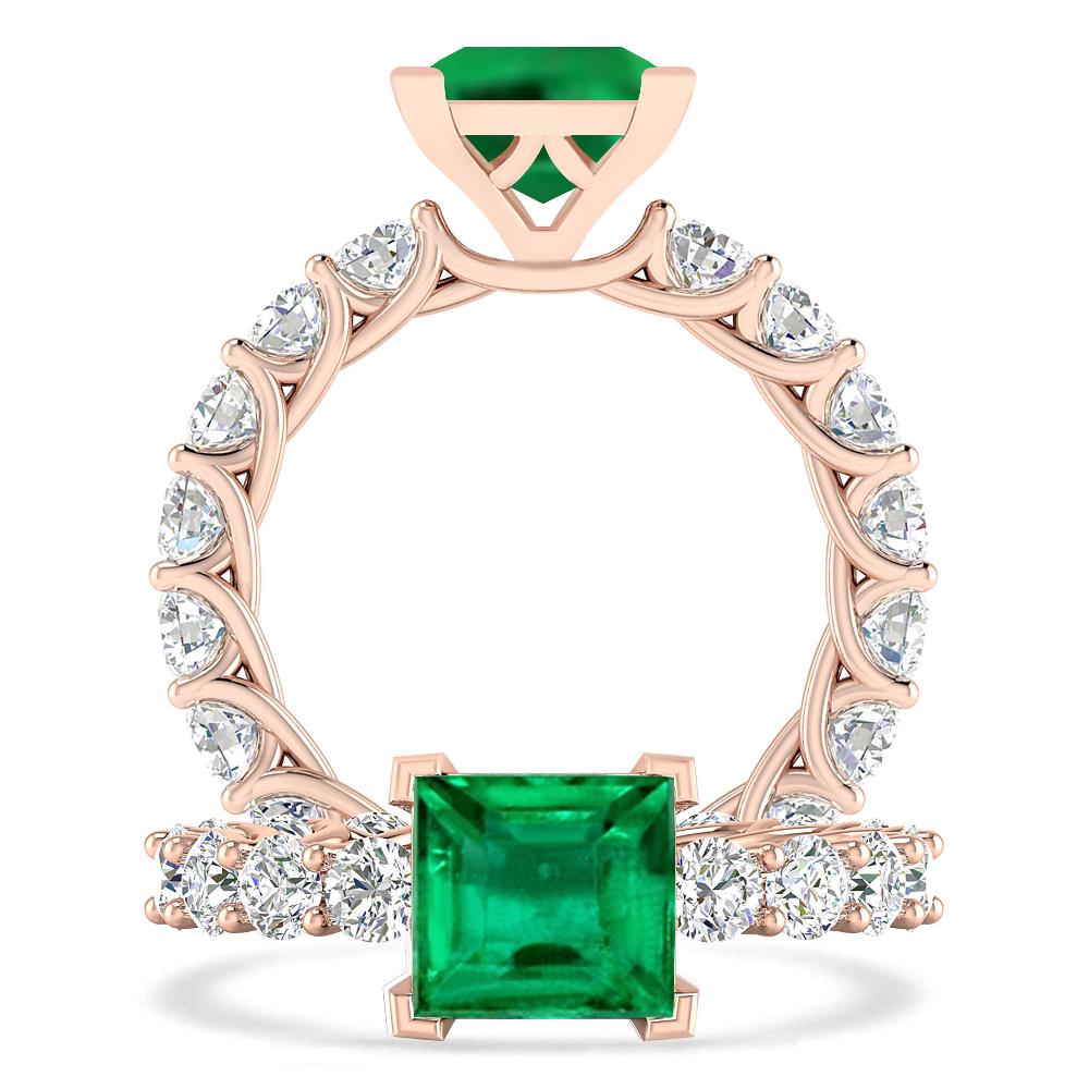 Rose Gold - Emerald