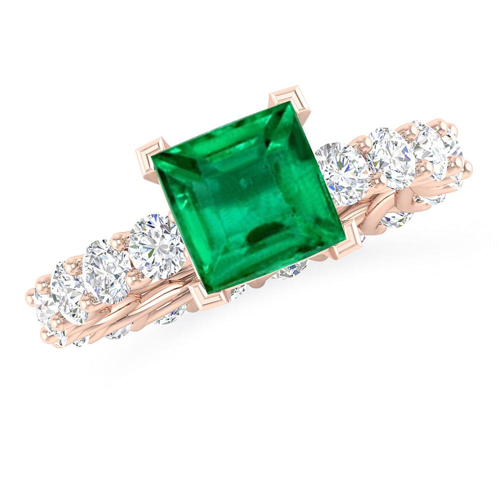 Rose Gold - Emerald