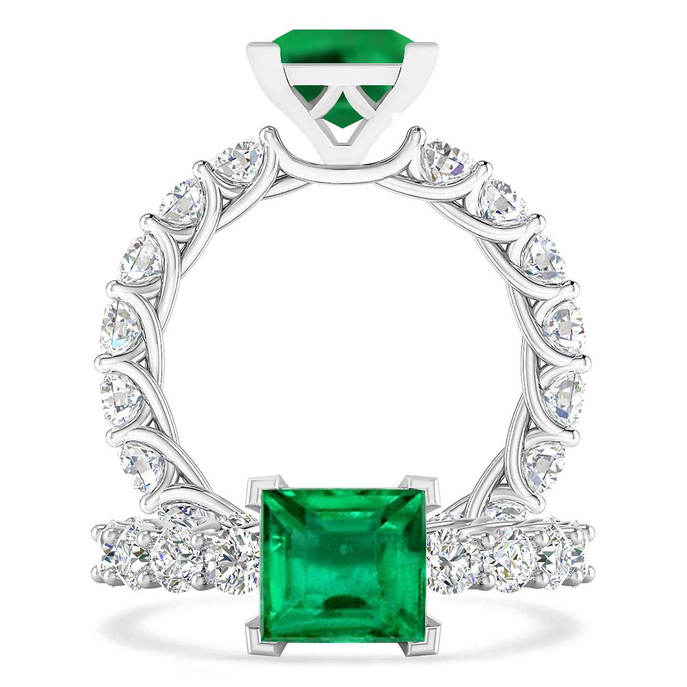 White Gold - Emerald