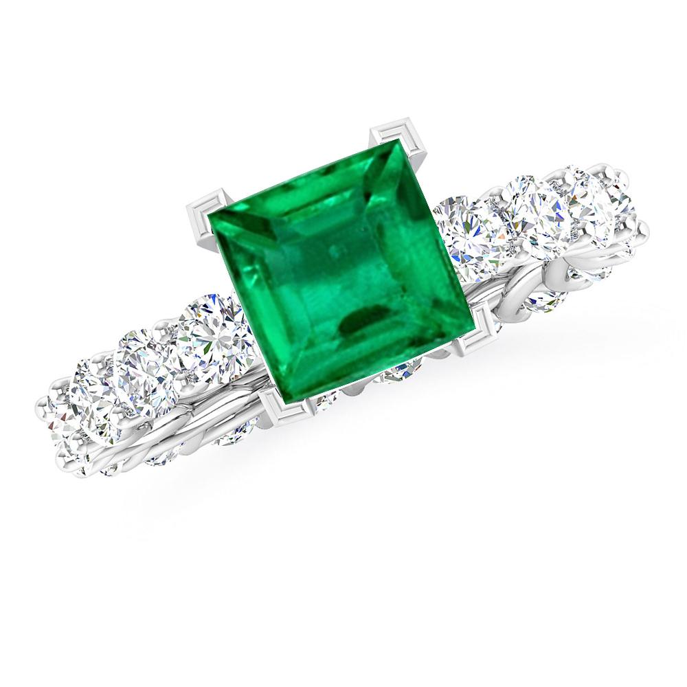 White Gold - Emerald