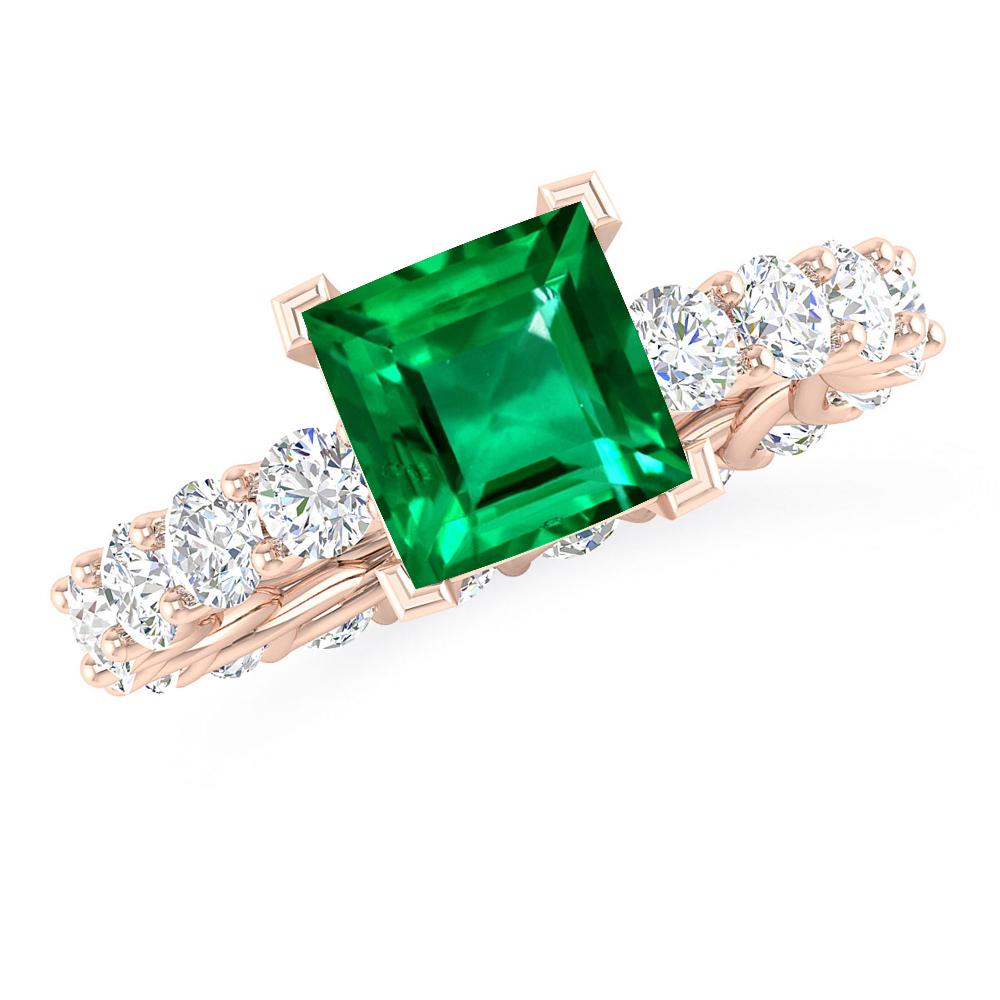 Rose Gold - Emerald