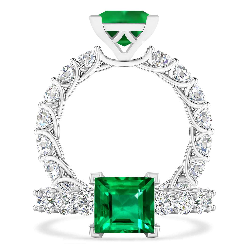 White Gold - Emerald