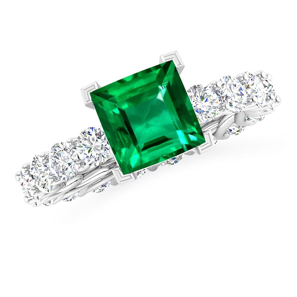 White Gold - Emerald