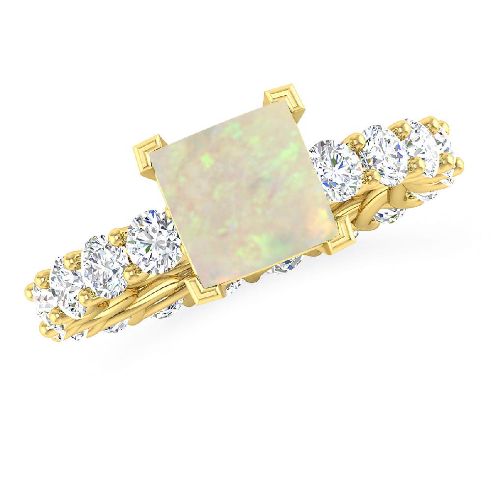 Yellow Gold - Opal