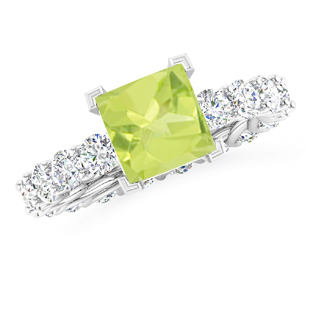 White Gold - Peridot