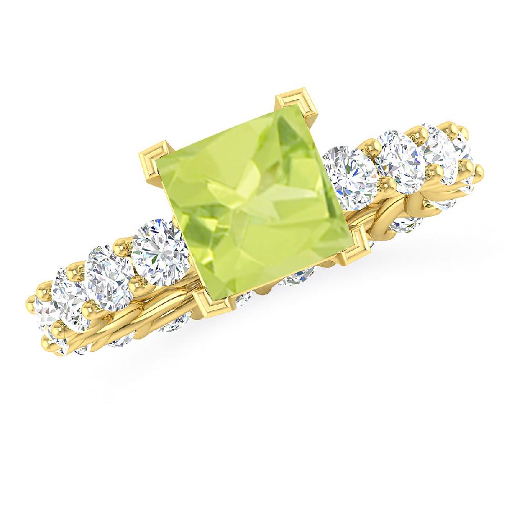 Yellow Gold - Peridot