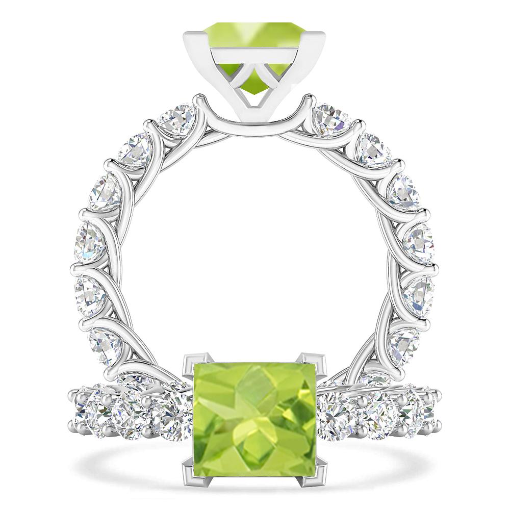 White Gold - Peridot