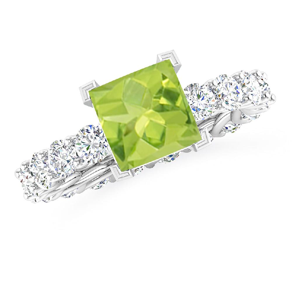 White Gold - Peridot