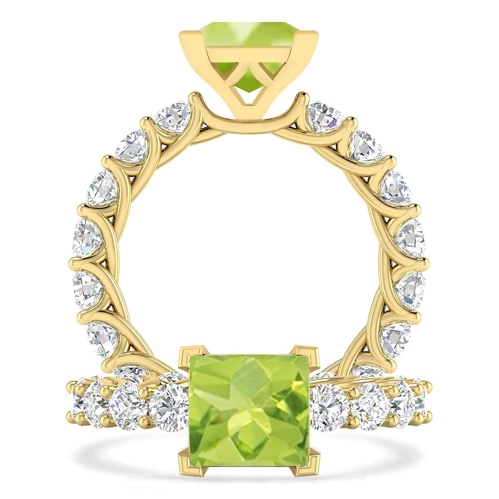 Yellow Gold - Peridot