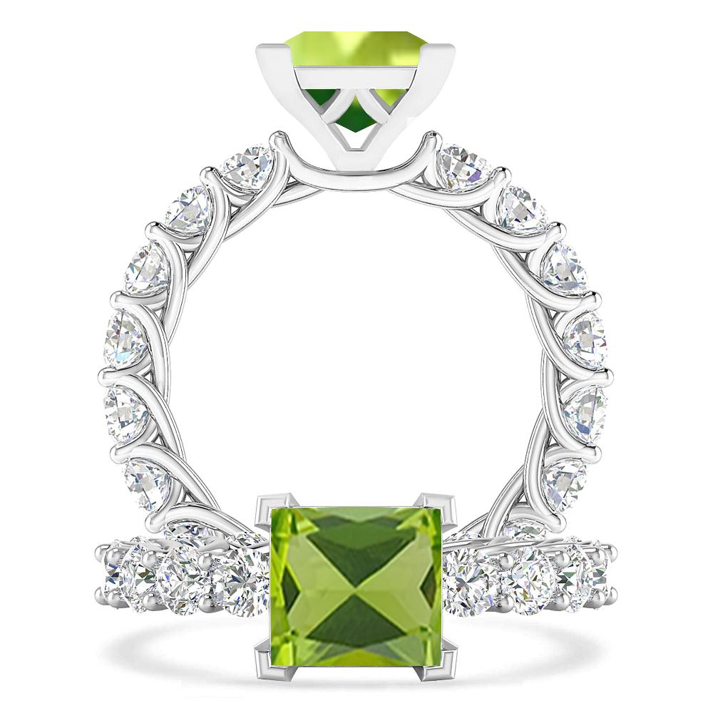 White Gold - Peridot