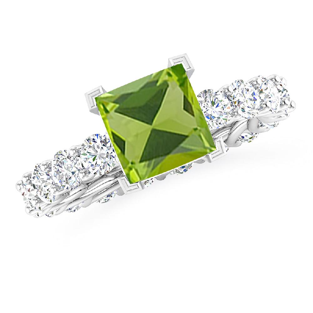 White Gold - Peridot