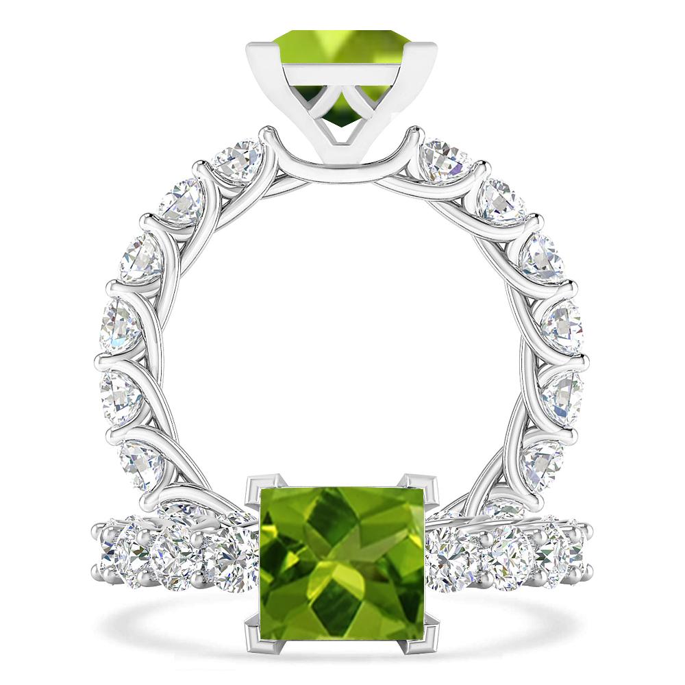 White Gold - Peridot