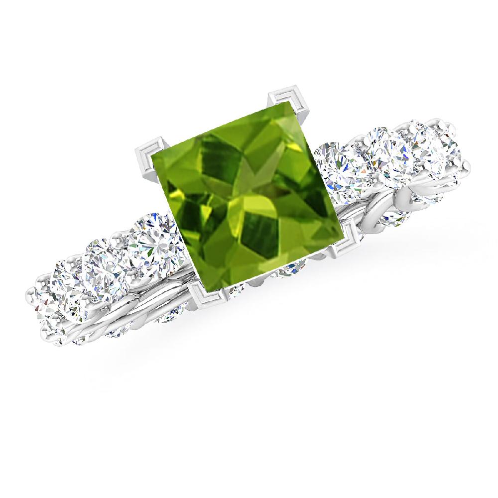 White Gold - Peridot