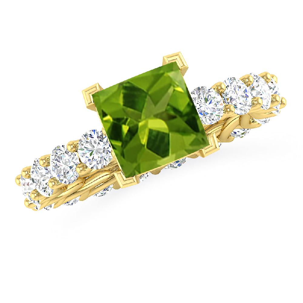 Yellow Gold - Peridot