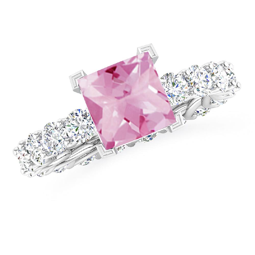 White Gold - Pink Tourmaline