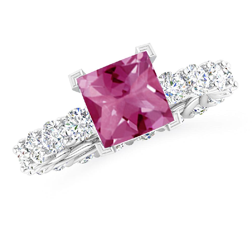 White Gold - Pink Tourmaline