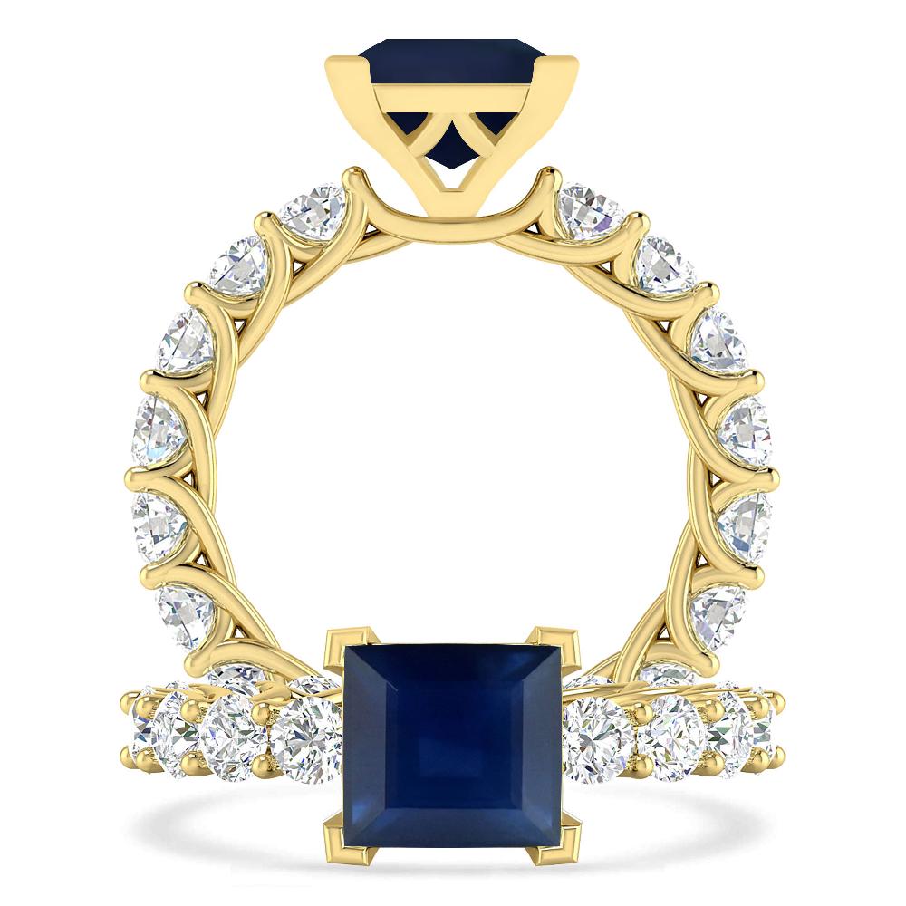 Yellow Gold - Sapphire