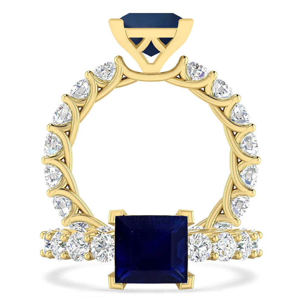 Yellow Gold - Sapphire