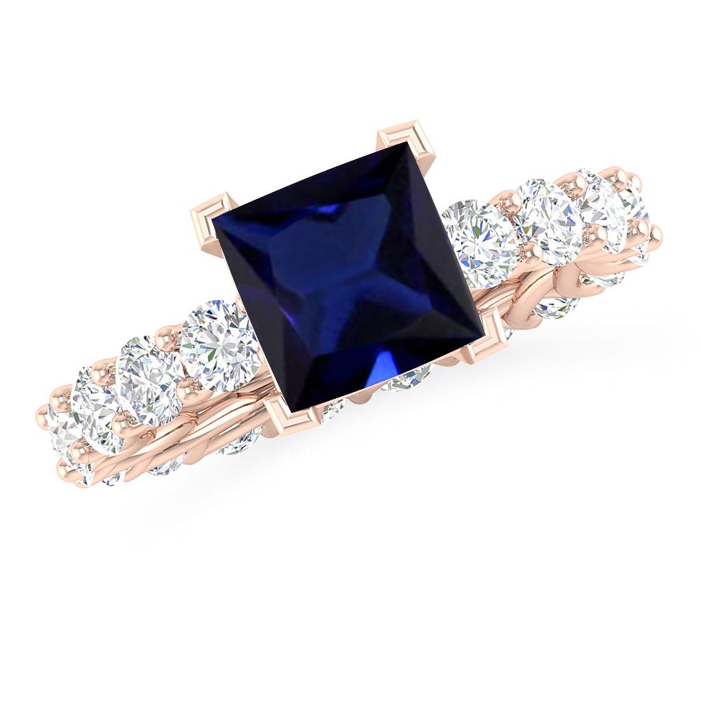 Rose Gold - Sapphire