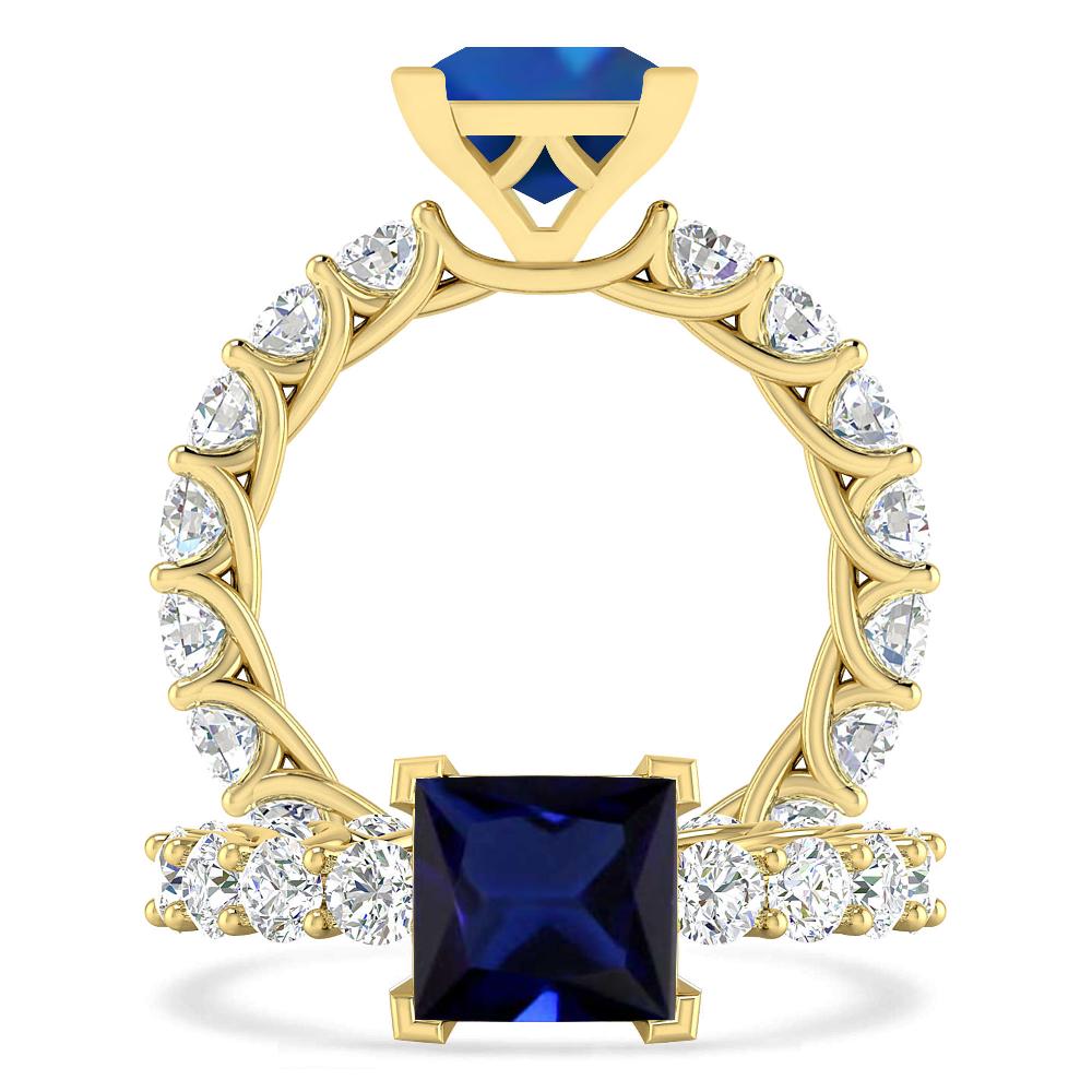 Yellow Gold - Sapphire