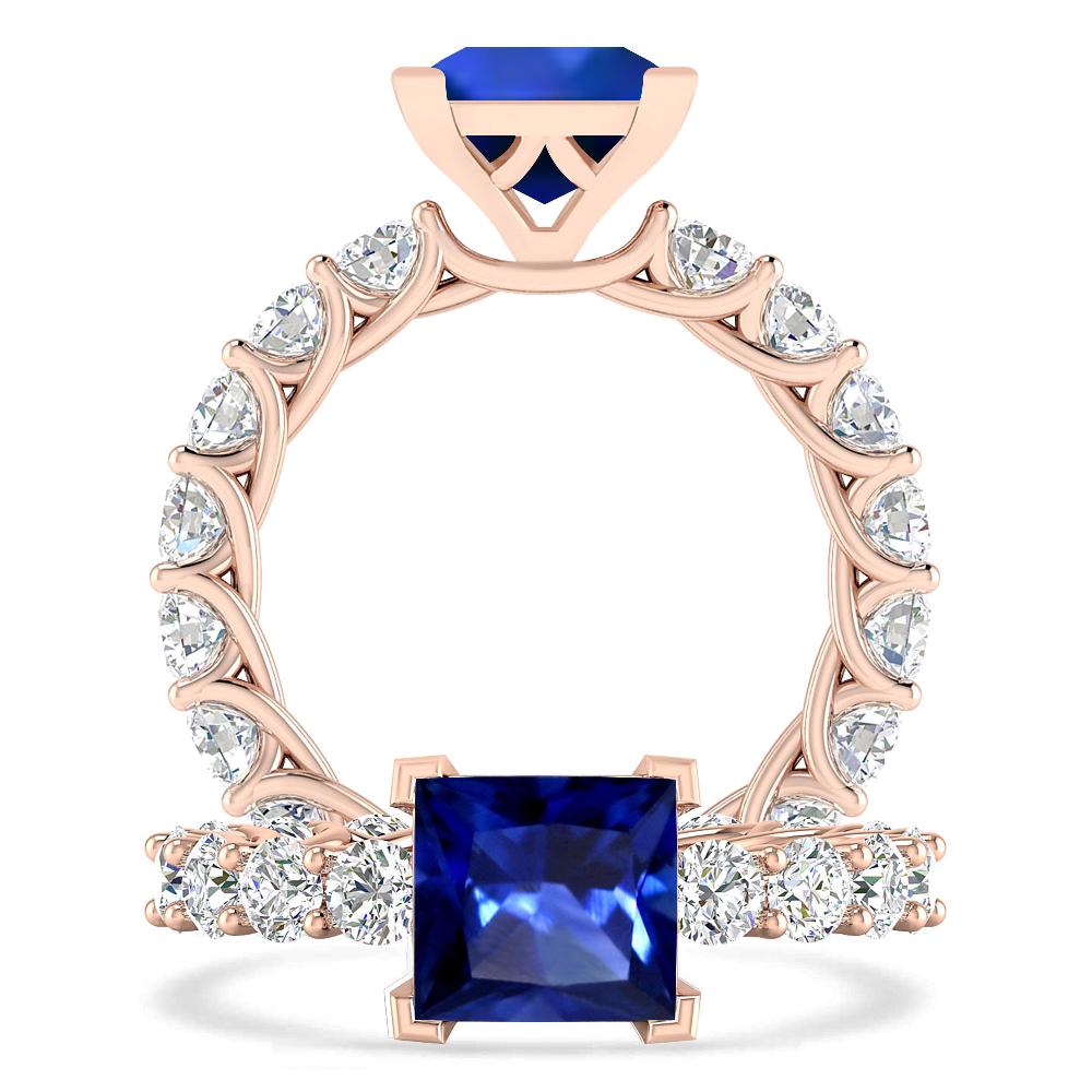 Rose Gold - Sapphire